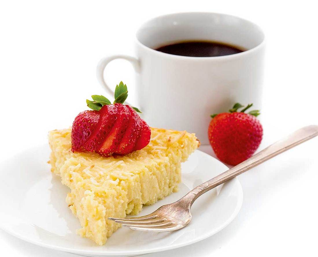 Keto Dessert: Rezept für Kokos-Vanille-Pie Keto Dessert: Rezept für Kokos-Vanille-Pie