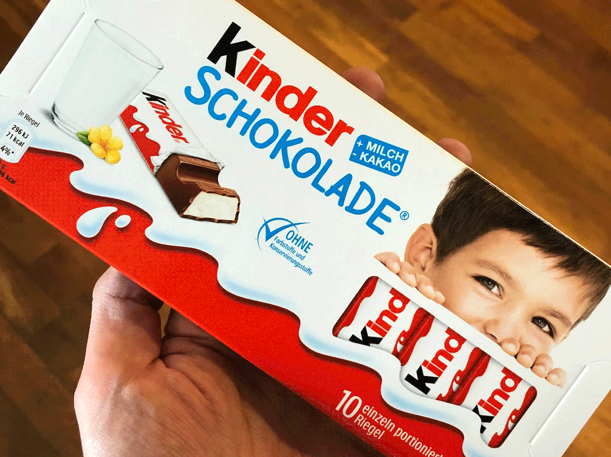 Die Kinder Schokolade bekommt ein neues Design.