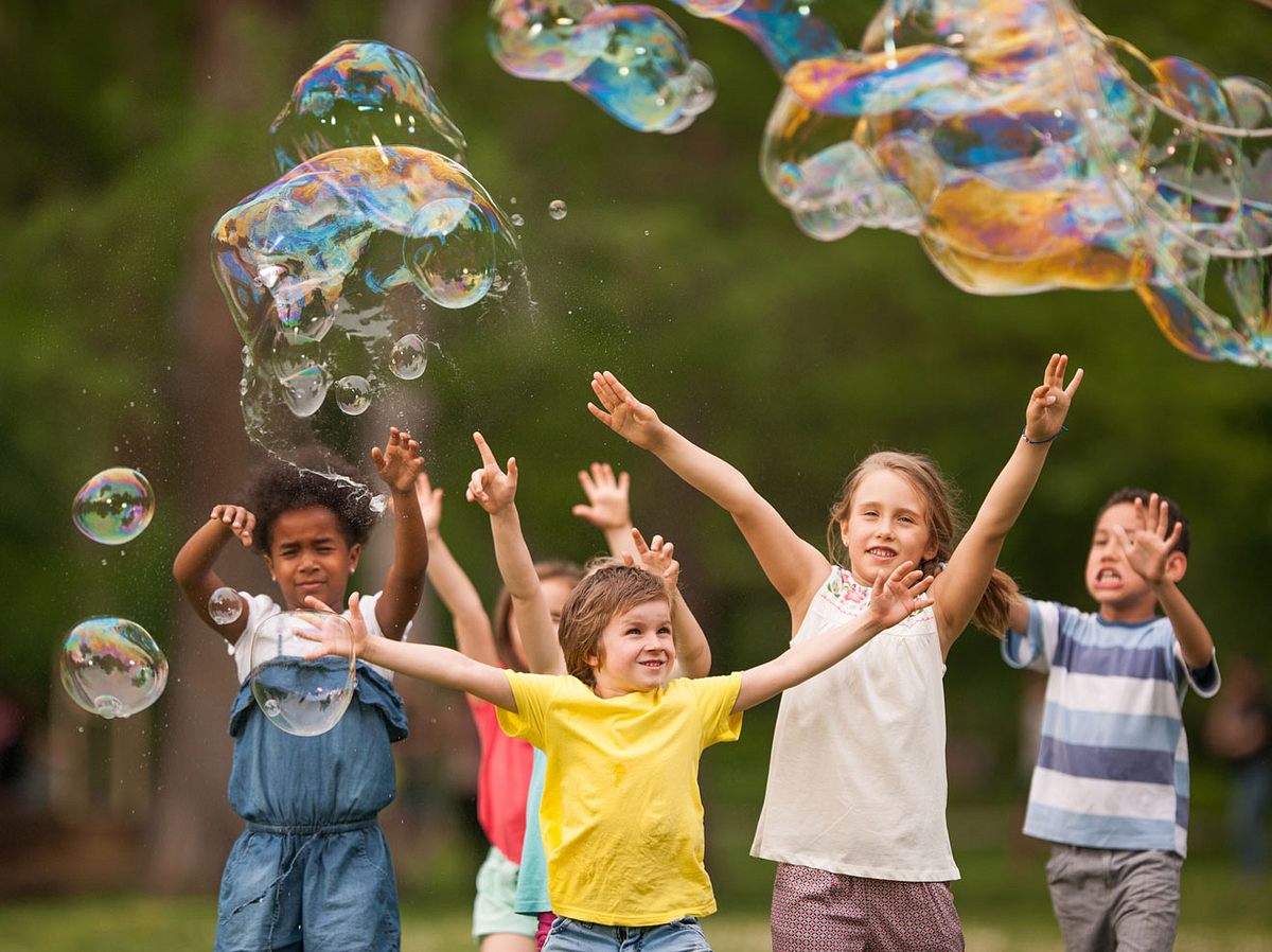 Unsere beliebten Kinderspiele eignen sich auch für Kindergeburtstage.