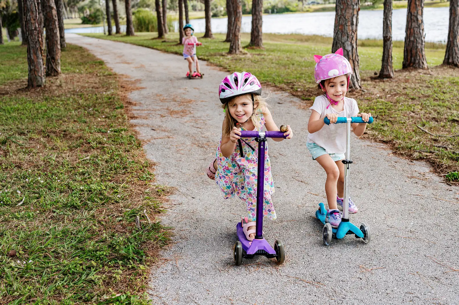 Sawyer Bikes - Verstellbarer 3 LED Rad Roller – Kinder 2 bis 8 Jahren
