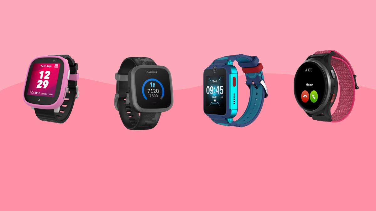 verschiedene Kindersmartwatches