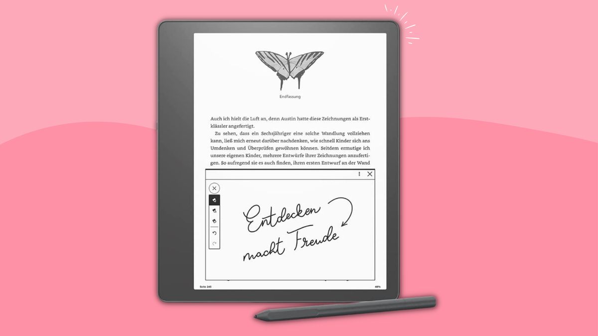 Der Kindle Scribe ist der neuste E-Reader von Amazon.