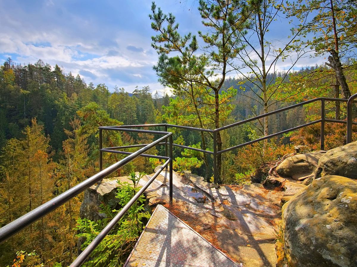 Toller Ausblick garantiert im Kirnitzschtal.