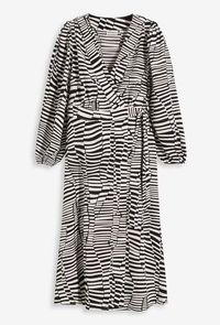 bonprix Wickelkleid, schwarz