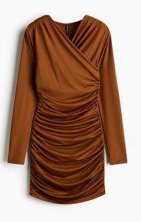 H & M Drapiertes Jerseykleid