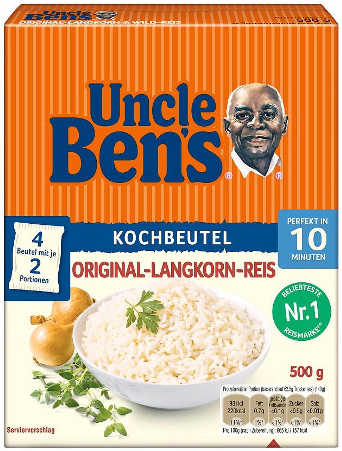 Rückruf von Uncle Ben's Reis