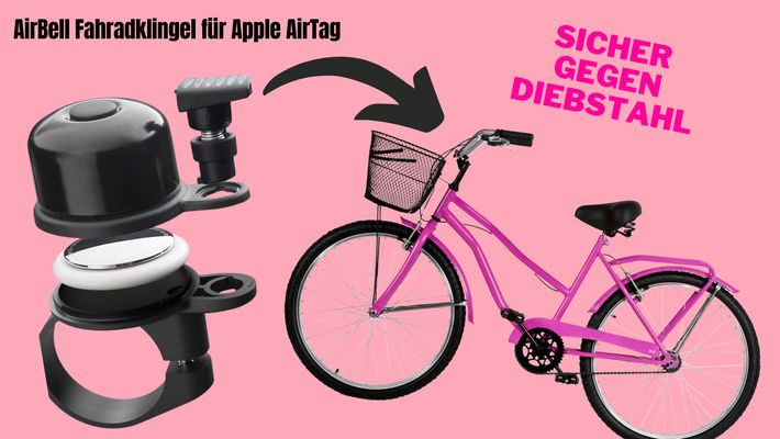 AirBell Fahrradklingel Für Apple AirTag - Foto: 	carlosalvarez/gettyimages/amazon/pr