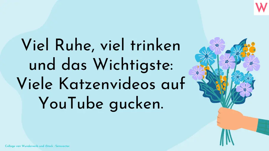 Gute Besserung Whatsapp Spruch Die Arbeit kann warten. Du bist wichtig. Lass dich ja nicht auf Slack und Teams blicken oder ich konfisziere deinen Laptop.