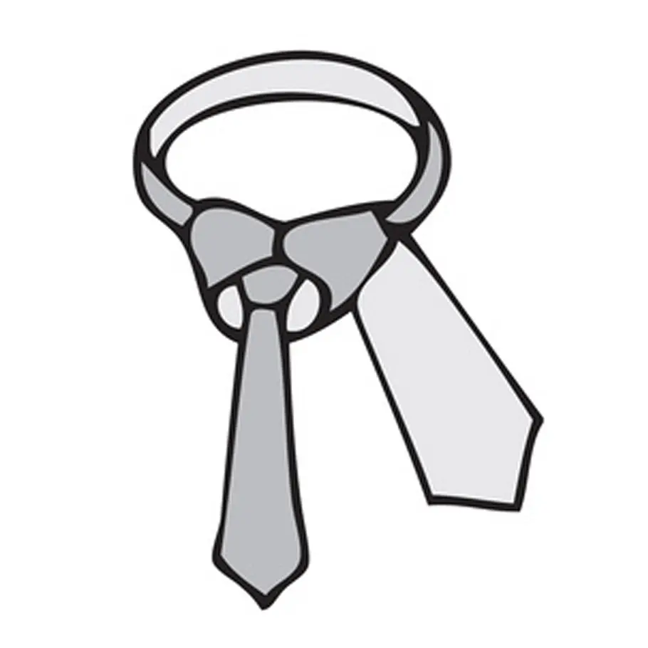 krawatte binden windsorknoten schritt