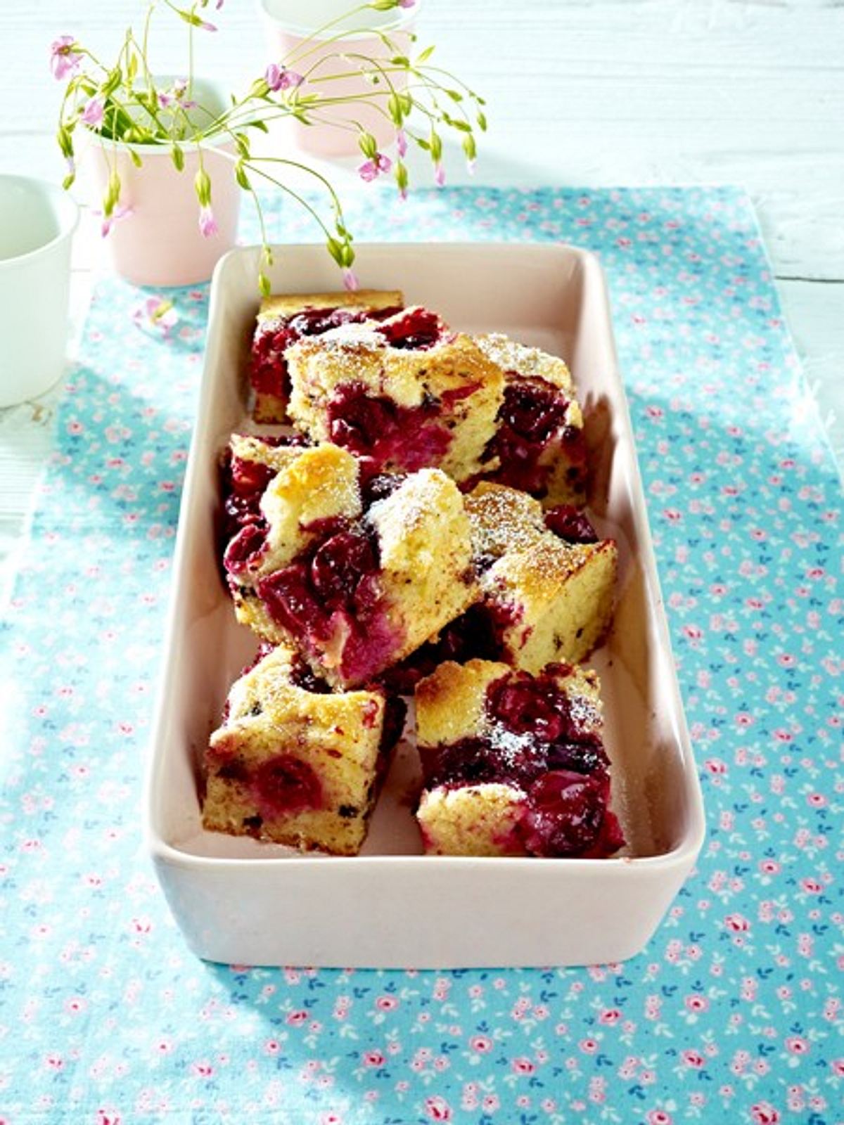 kuchen mit kirschen brownies