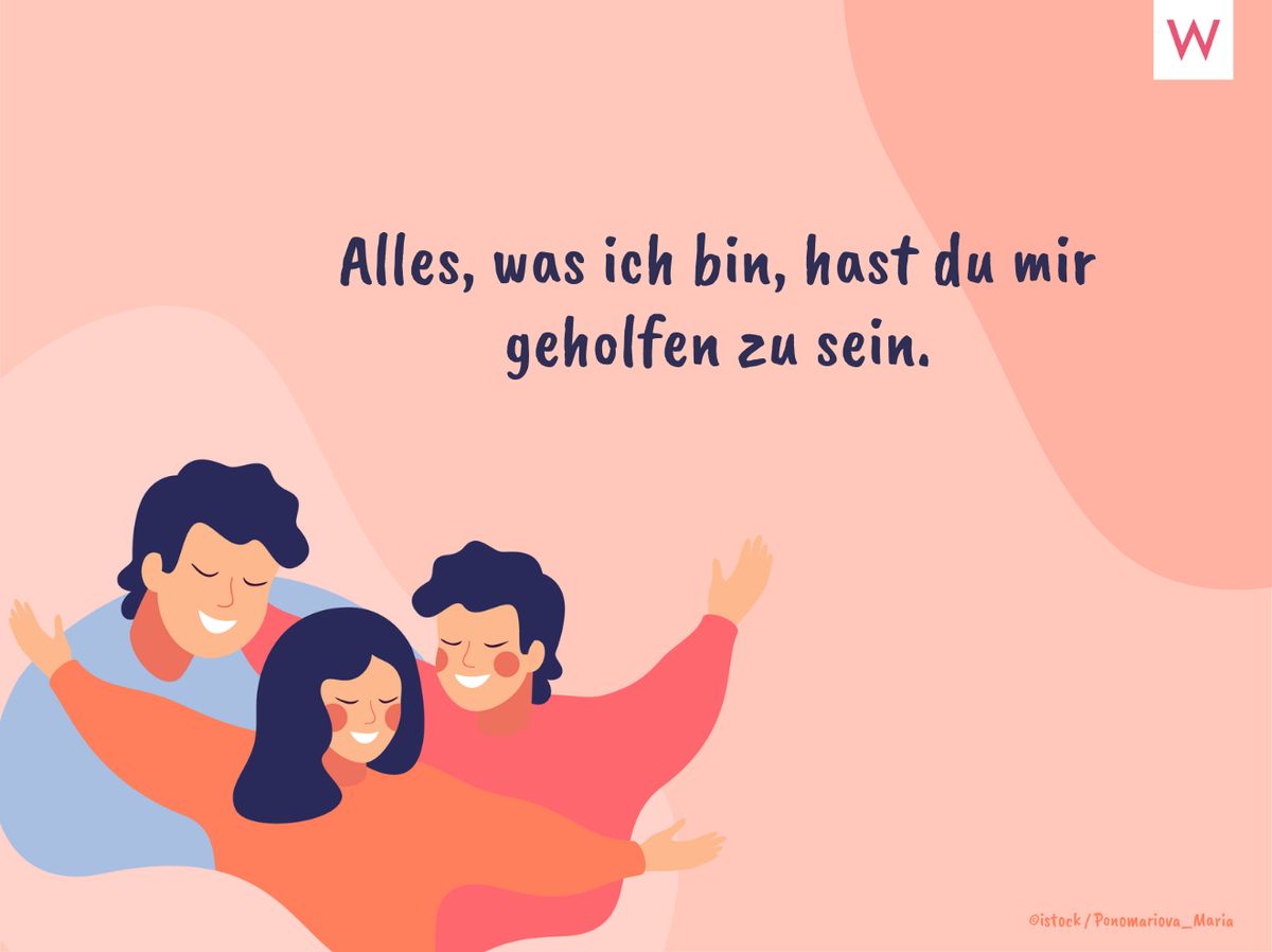 Papa Sprüche kurz: Danke sagen!