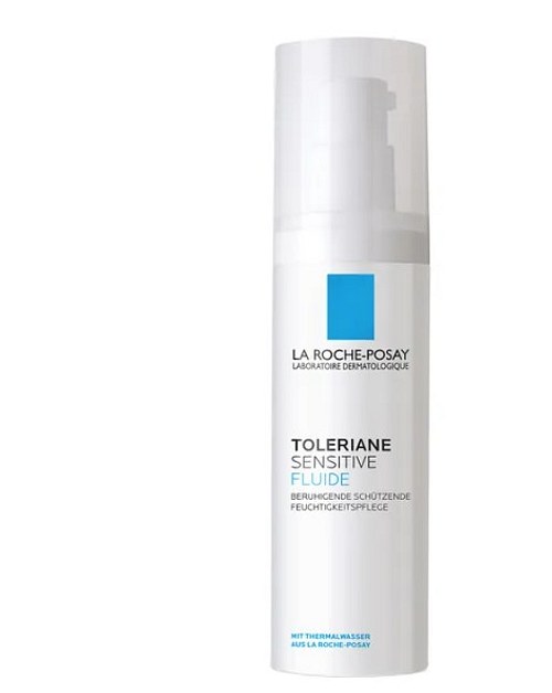 La Roche Posay Toleriane Sensitive Fluid, Gesichtscreme für fettige und Mischhaut, 40 ml