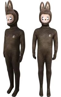 Labubu Cos Kostüm Halloween einteiliges Cosplay Anime Bühnenkostüm