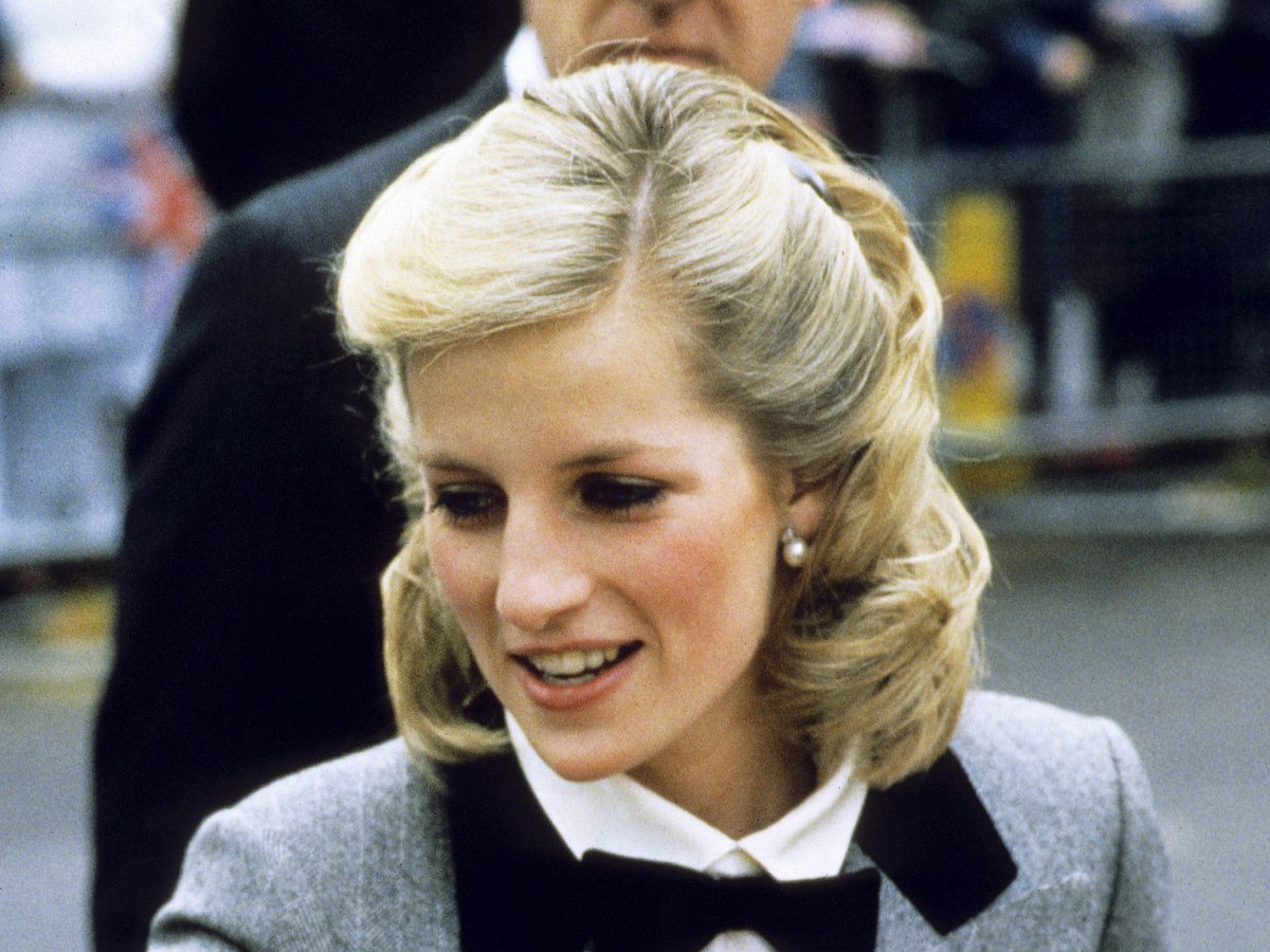 Lady Diana mit langen Haaren 1984