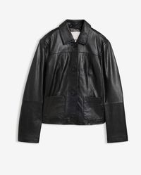 bonprix Lederjacke aus softem Lammnappa, schwarz, Nappaleder