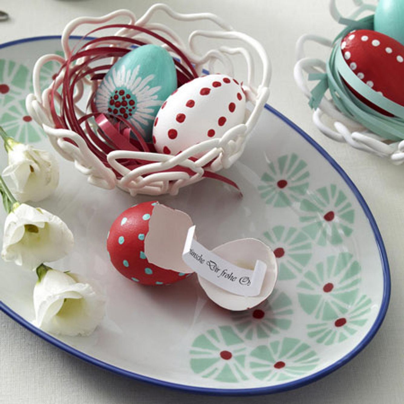 Last-Minute-Bastelideen zu Ostern: Glücksei