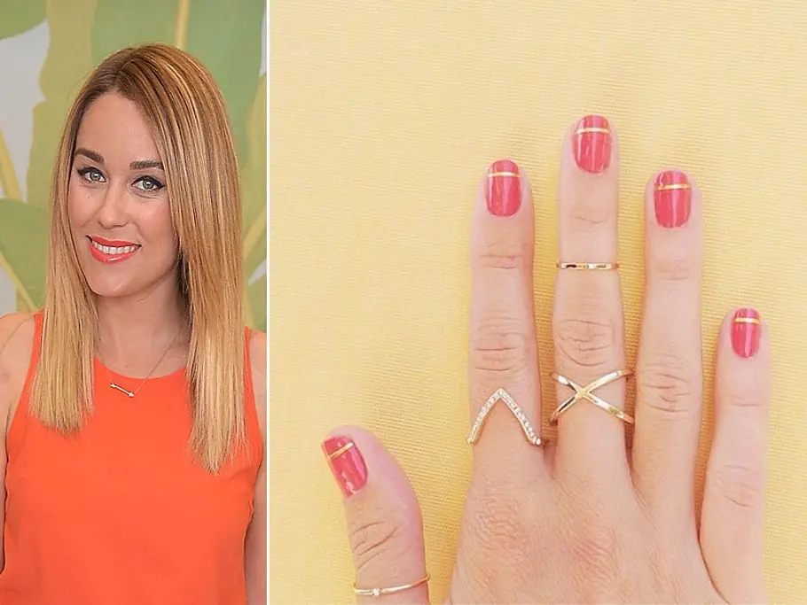 Lauren Conrad mit romantischem Nageldesign lauren conrad mit romantischem nageldesign