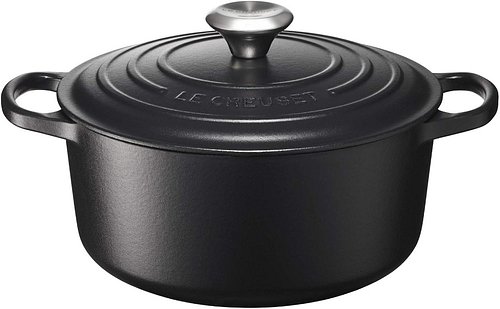 Le Creuset Signature Gusseisen-Bräter mit Deckel, Ø 24 cm, 4,2 l, Schwarz