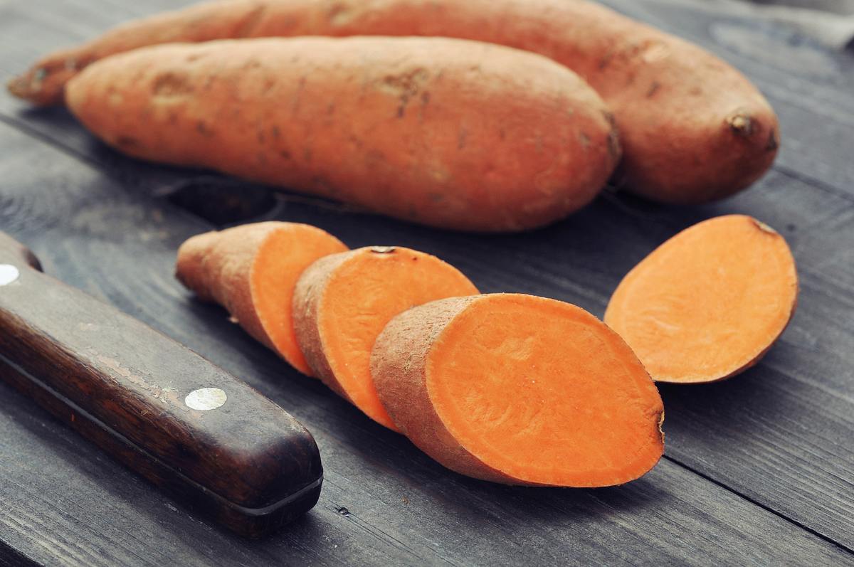 Lebensmittel, die den Stoffwechsel anregen - Süßkartoffel