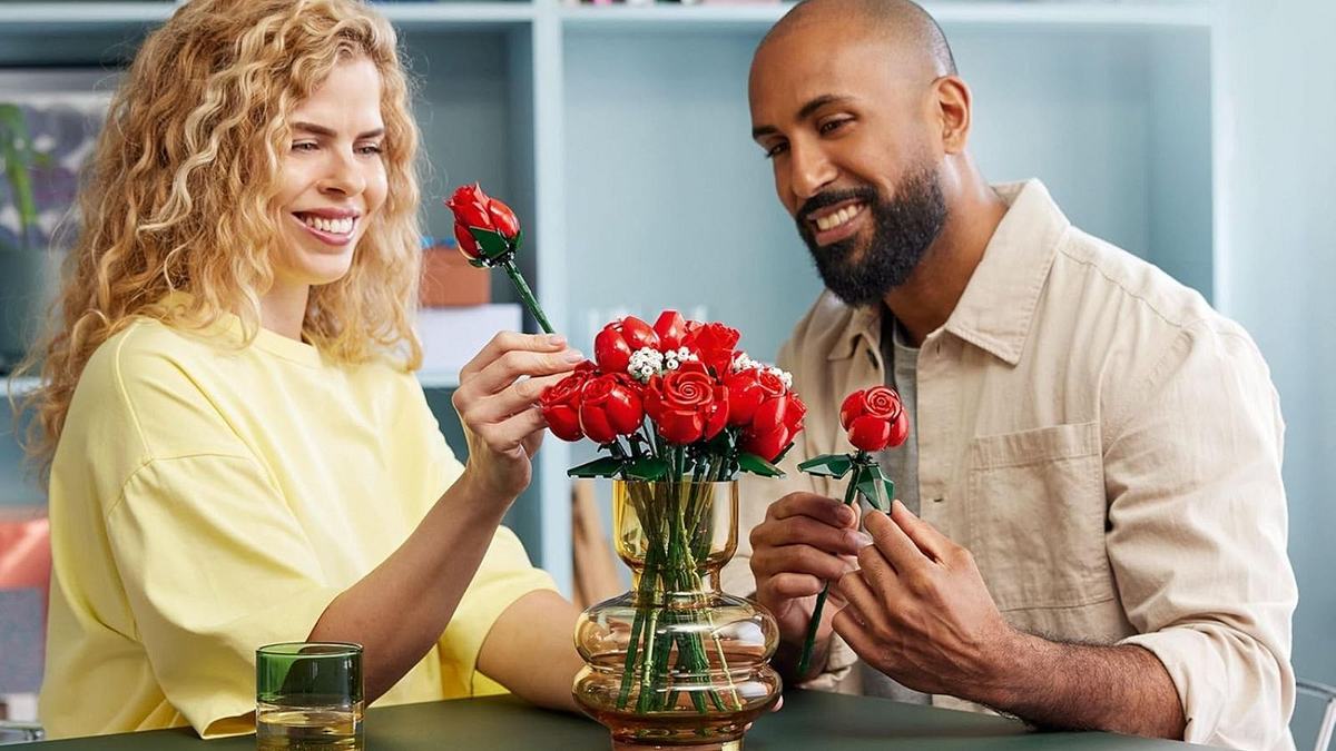 LEGO-Rosen zum Valentinstag