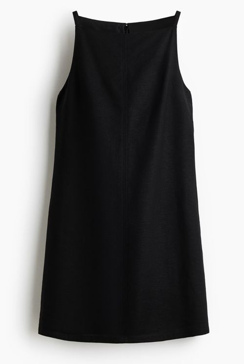 Trägerkleid aus Leinenmix