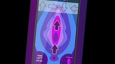 Mit der App Lickster XXX können Männer ihre Oralsex-Fähigkeiten testen und trainieren. Ursprünglich war die App als Spaß gedacht, tatsächlich ist sie aber echt gut und witzig geworden. - Foto: Lazeeva