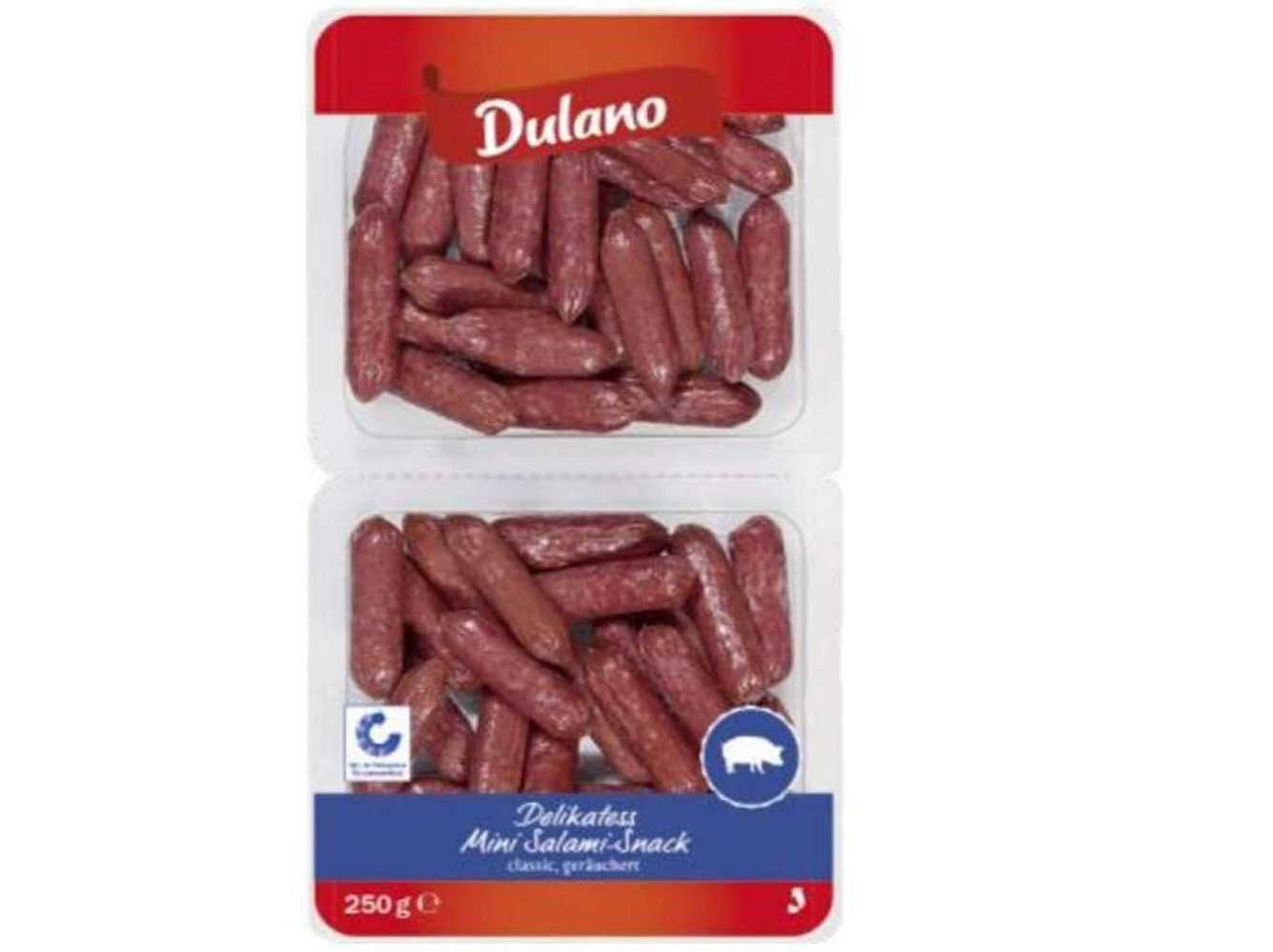 Lidl hat den Salami-Snack von Dulano aus dem Verkauf genommen. Lidl hat den Salami-Snack von Dulano aus dem Verkauf genommen.