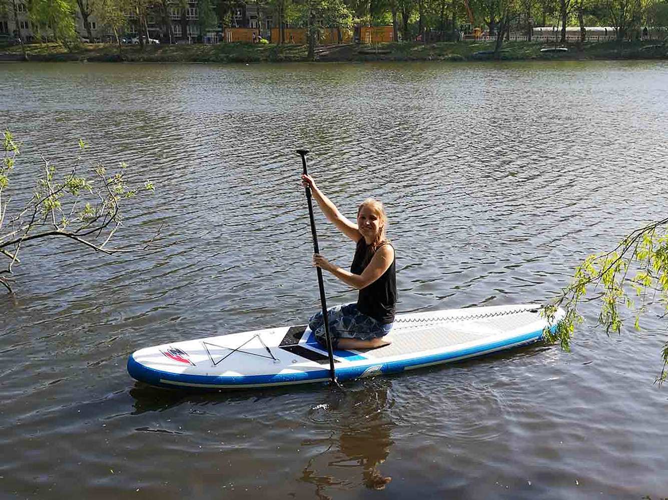 Aufblasbares Stand-up-Paddle-Board von Lidl im Test