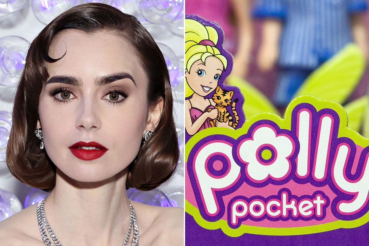 Lily Collins & Polly Pocket