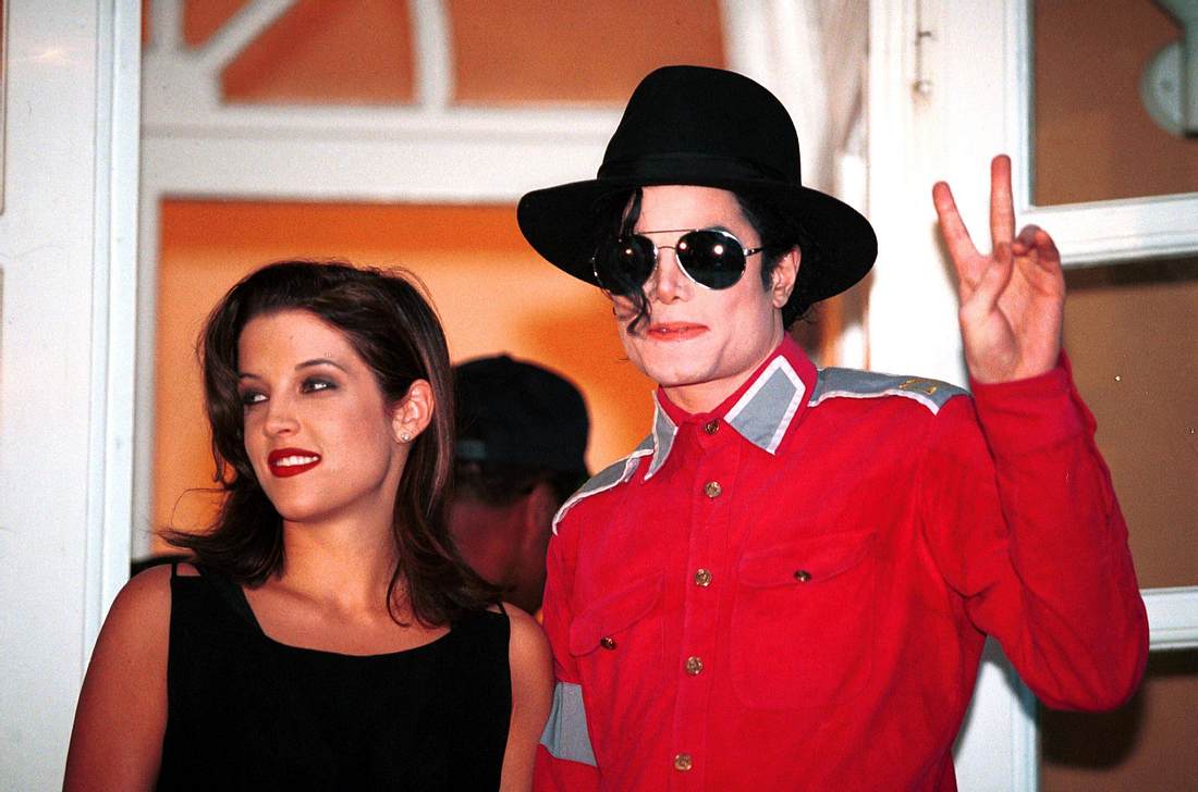 Lisa Marie Presley und Michael Jackson
