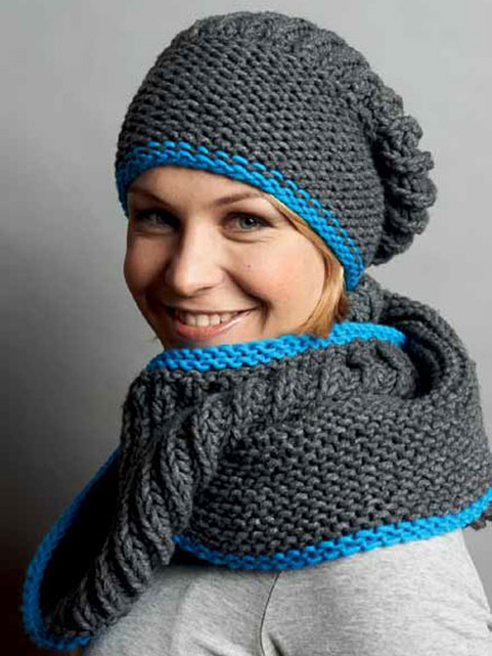 Anleitung: Loop-Schal und passende Mütze stricken | Wunderweib