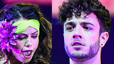 Die „Let’s Dance“-Stars Luca Hänni und seine Verlobte Christina Luft leben seit Jahren in Angst... - Foto: IMAGO / Jan Huebner