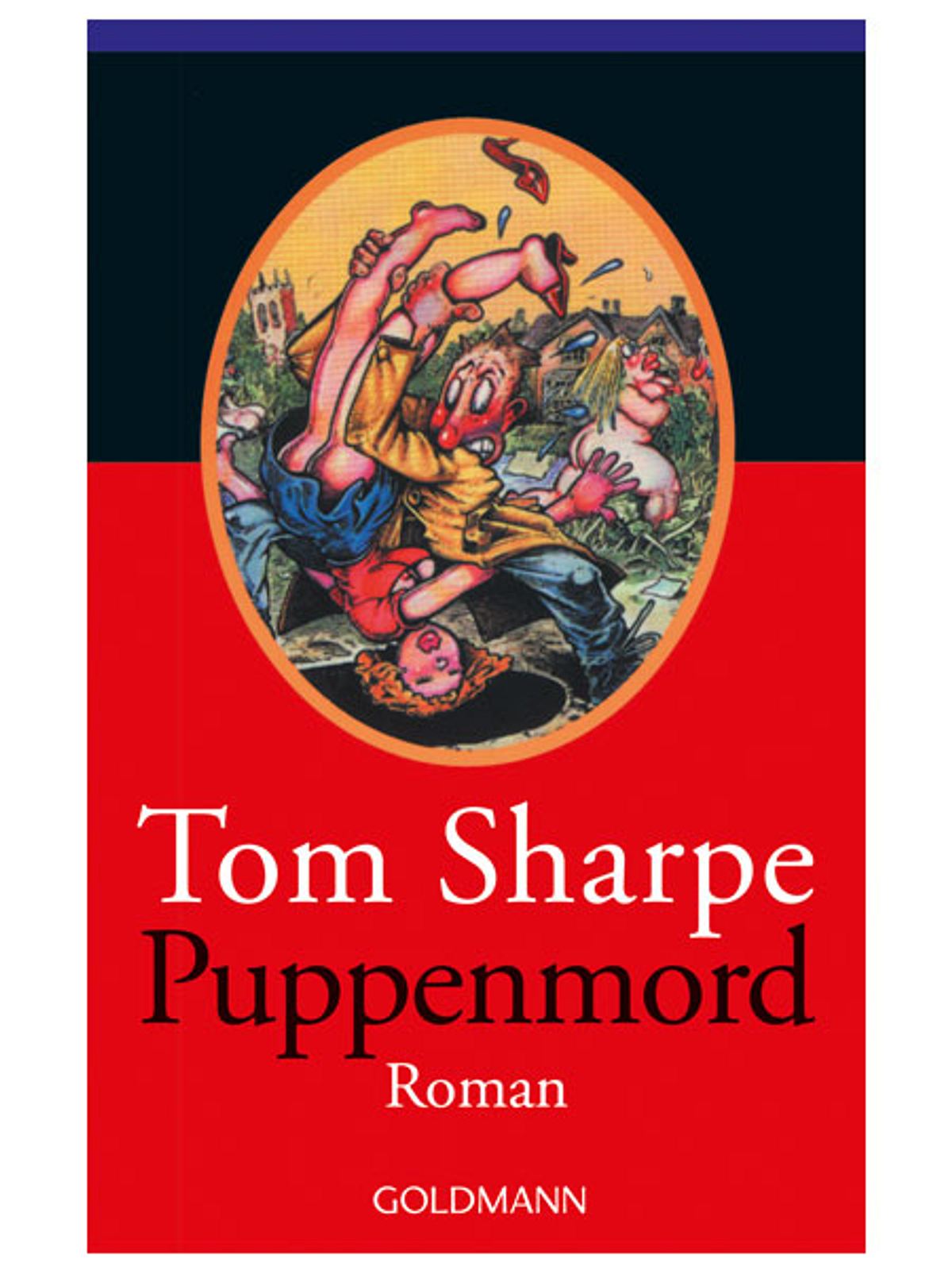 lustige buecher puppenmord tom sharpe