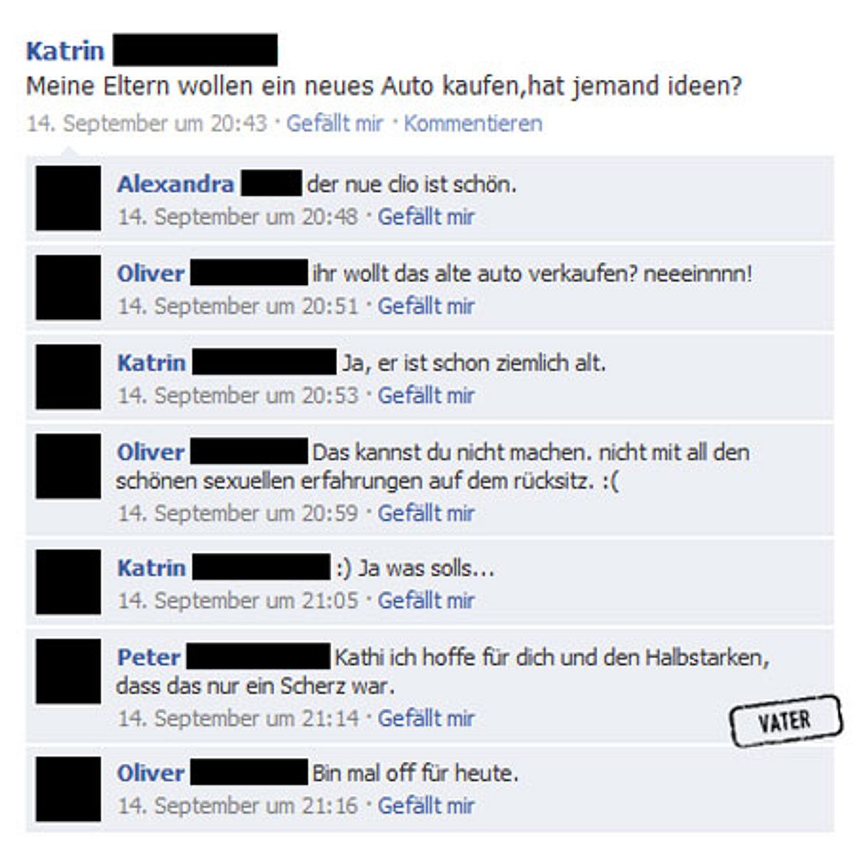 lustige facebook statusmeldungen