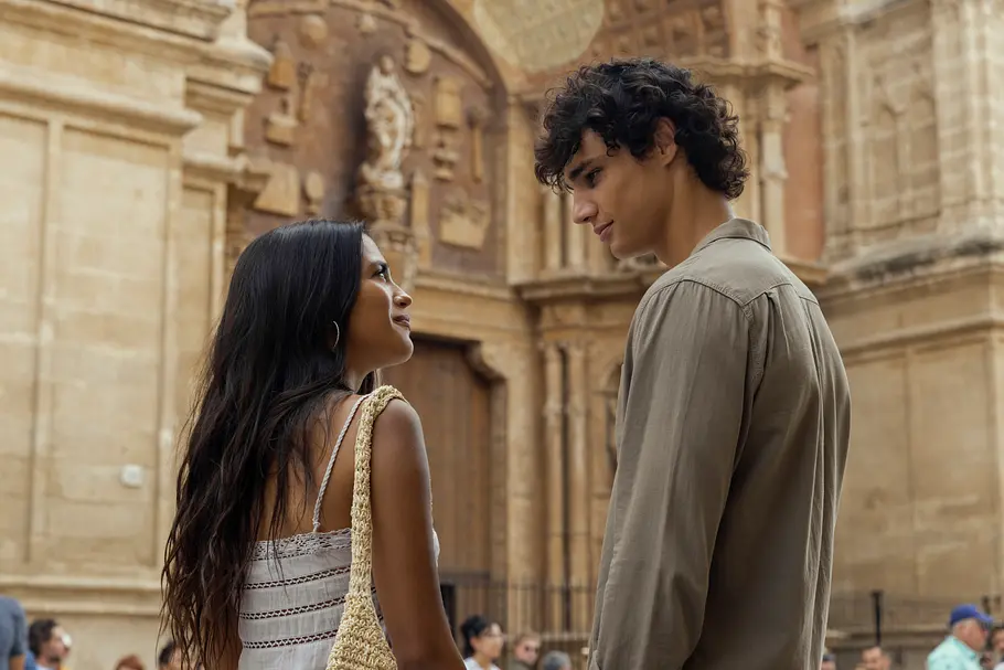 „The Last Sunrise“ Maia Reficco (Ry) und Fernando Lindez (Julian) in „The Last Sunrise“.