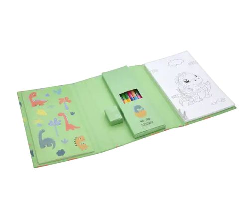 Mal- & Stickerbuch Dino
