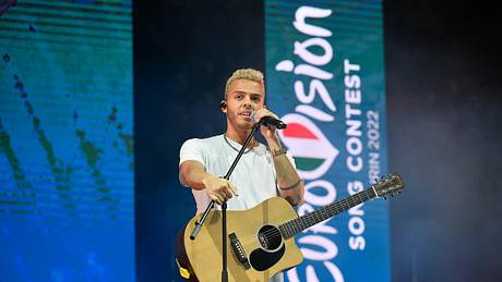 Malik Harris beim ESC 2022 - Foto: IMAGO / Independent Photo Agency