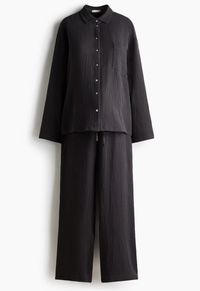 MAMA Pyjama aus Baumwollmusselin