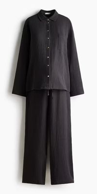 MAMA Pyjama aus Baumwollmusselin