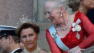 Königin Sonja & Königin Margrethe sind gute Freundinnen. - Foto: IMAGO / TT