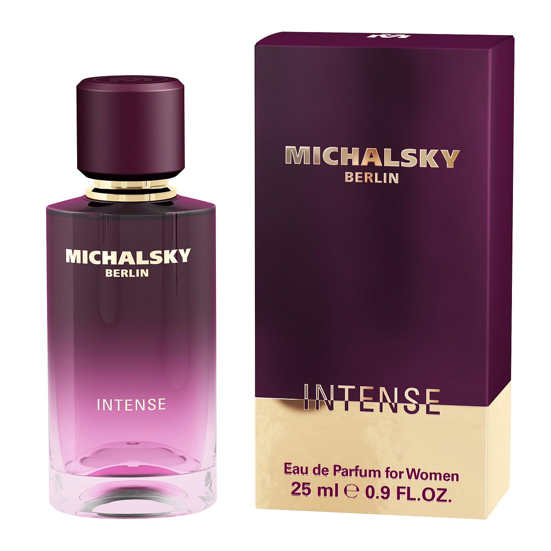 Parfum Michael Michalsky Intense in violettem Flakon