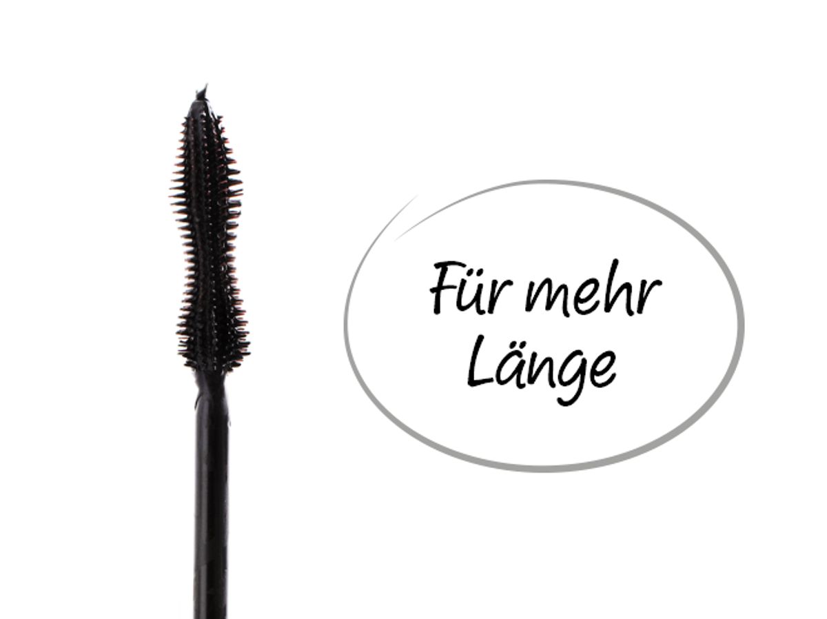 Mascara-Bürste für längere Wimpern