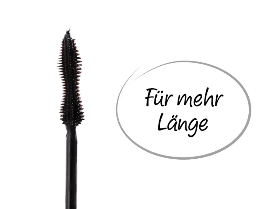 Mascara-Bürste für längere Wimpern Mascara-Bürste für längere Wimpern