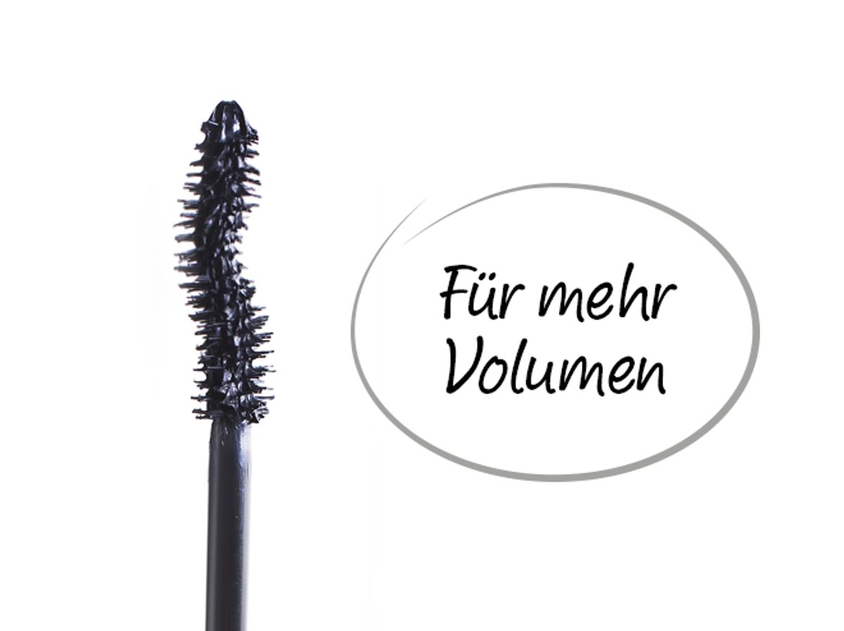 Mascara-Bürste für voluminöse Wimpern