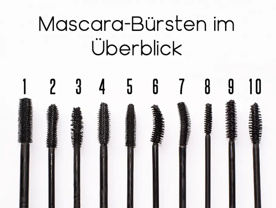 Mascara Test Bürsten