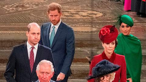 Eisige Stimmung zwischen den Royals? Ein häufiges Bild.