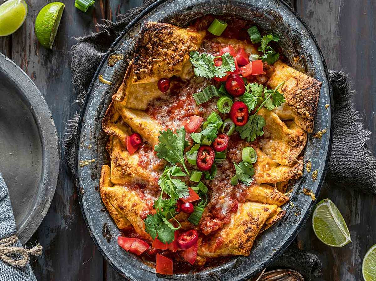 Mexikanische Rezepte: Rezept für Enchiladas Rojas