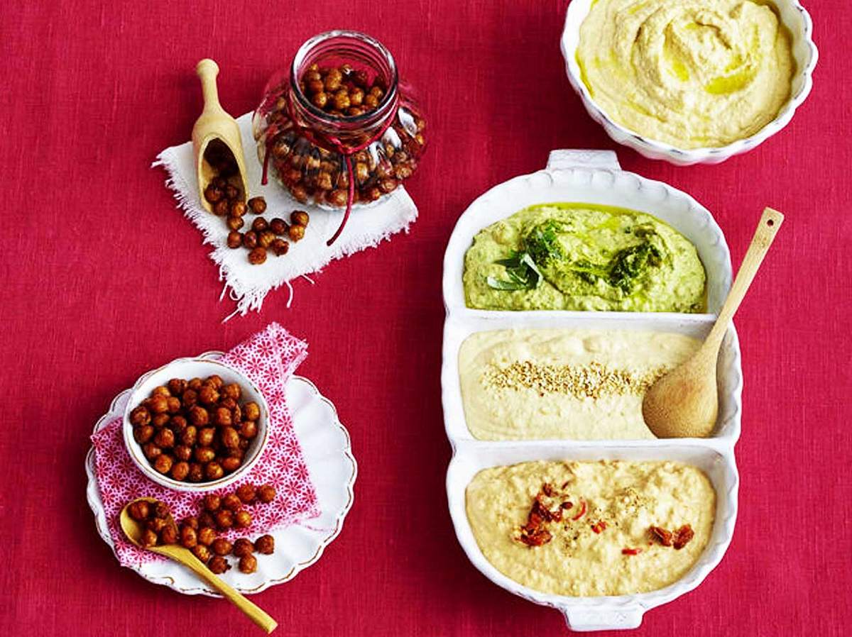 Darf bei keiner Mezze fehlen: Hummus! Wir zeigen gleich vier Variationen.