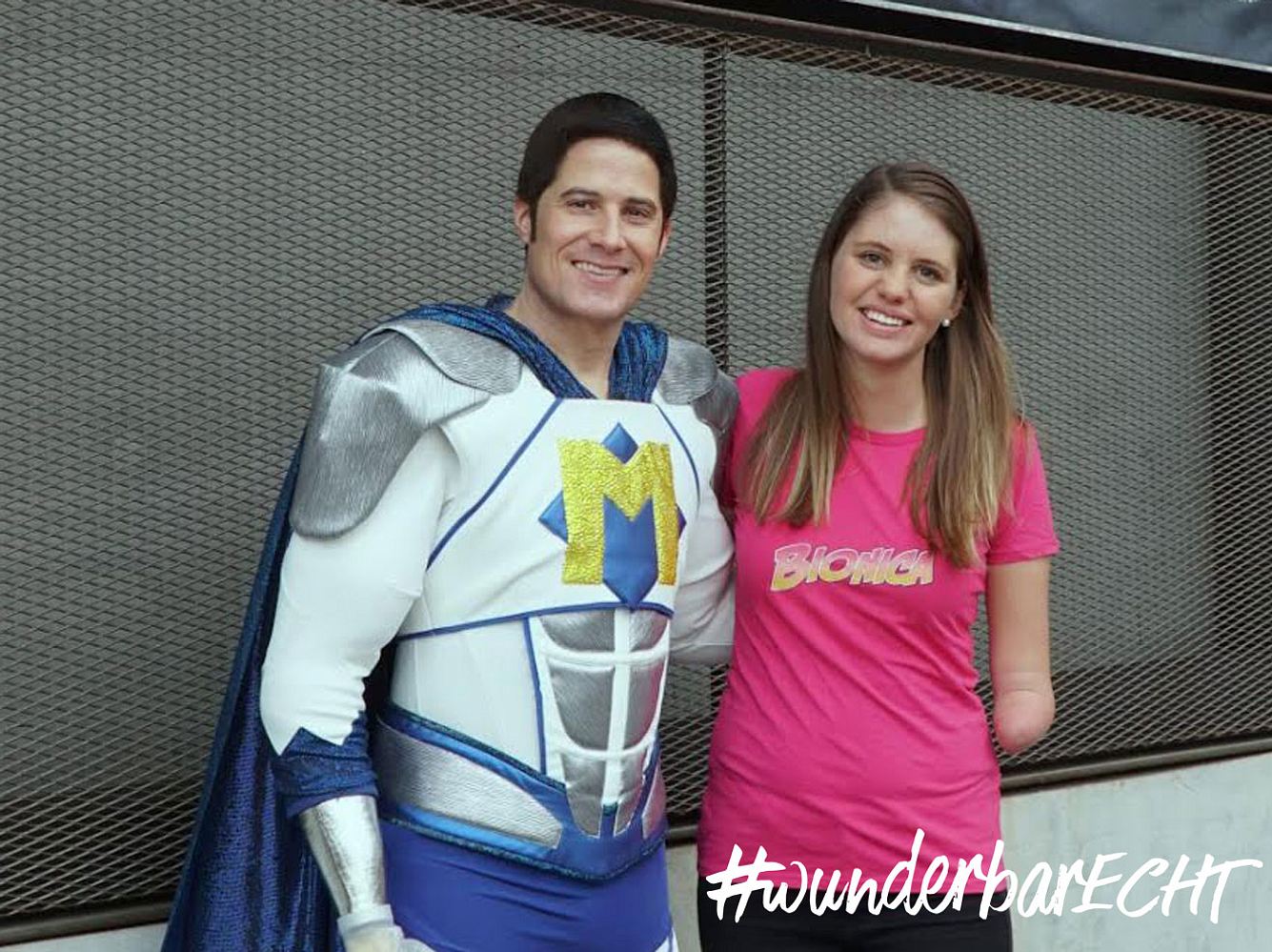 Michel Fornasier und Ramona Manser sind Bionicman und Bionica. Michel Fornasier und Ramona Manser sind Bionicman und Bionica.