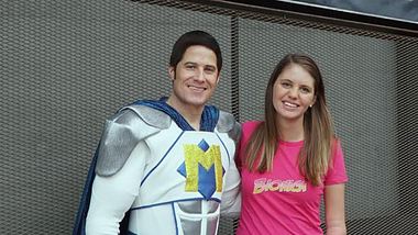 Michel Fornasier und Ramona Manser sind Bionicman und Bionica. - Foto: Michel Fornasier